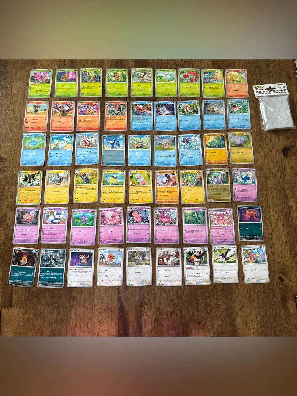 Pokémon Cuties Only 54 Card Lot - Prismatic, Perfect Order, PB, CR + Sleeve Set
